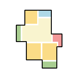 Input layout for removing a bedroom 1